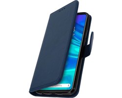 Avizar Hoesje Geschikt voor Huawei P Smart Z / Y9 Prime 2019 / Honor 9X Portemonnee met Pasjeshouder, Nachtblauw