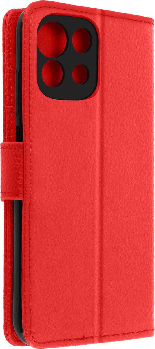 Cover Geschikt voor Xiaomi Mi 11 Lite Flip Wallet Stand Video rode