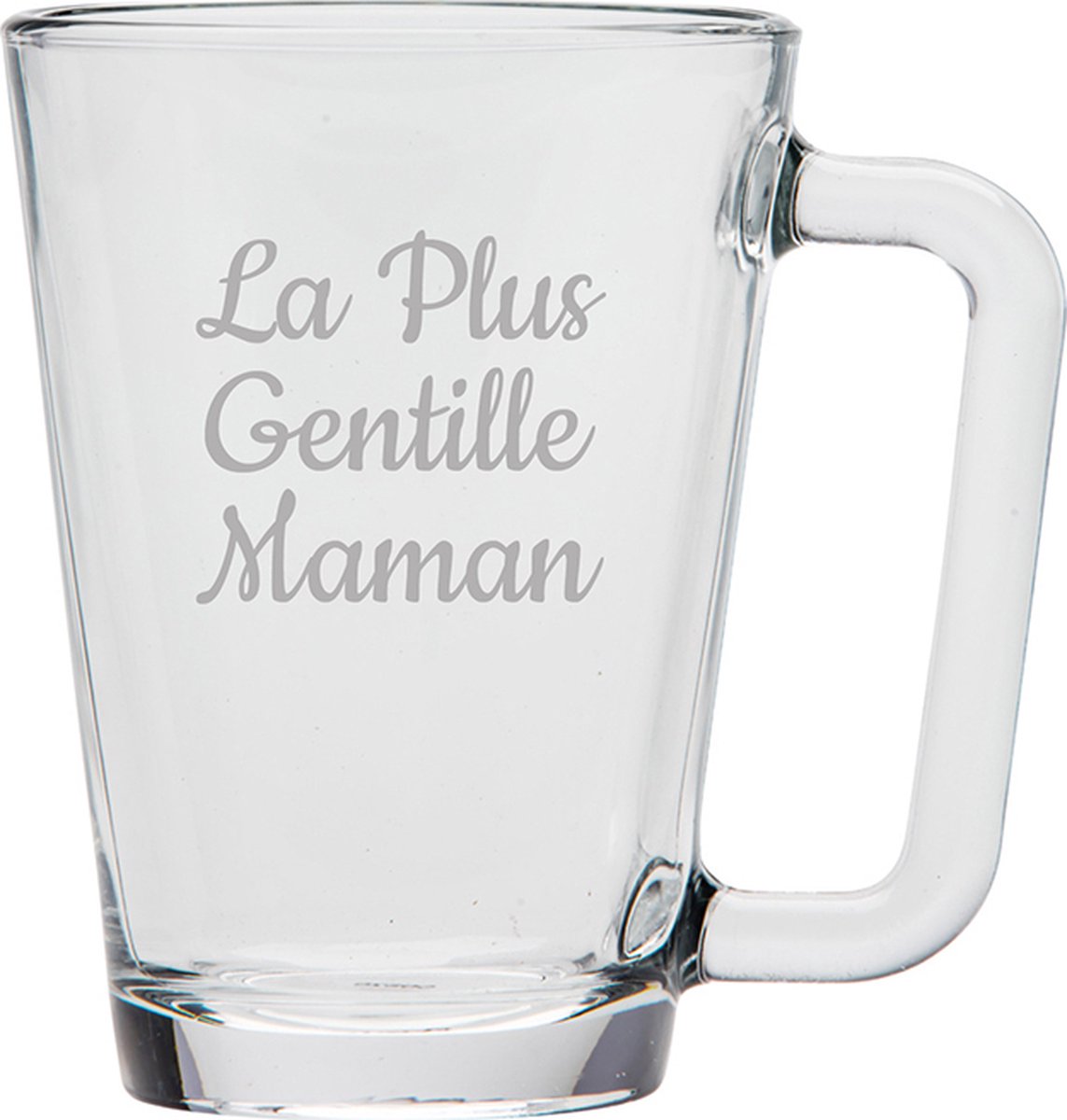 Theeglas gegraveerd - 26cl - La Plus Gentille Maman