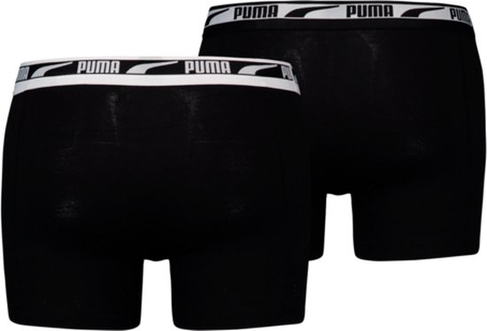 Puma - Men Multi Logo Boxer - 2-pack - 701221416 - Black