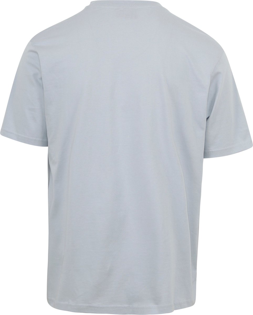 ANTWRP - T-Shirt Print Lichtblauw - Maat M - Regular-fit