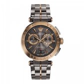Versace VE1D00619 horloge mannen - Roestvrij Staal - donker grijs