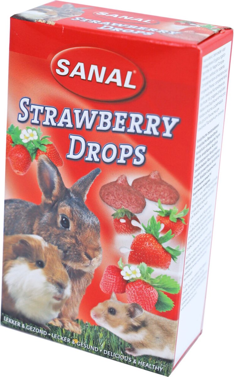 Distripet Sanal strawberry drops 45g