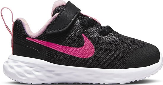 NIKE Revolution 6 NN TDV Sneakers Kinderen - Maat 19.5 - Zwart/Roze