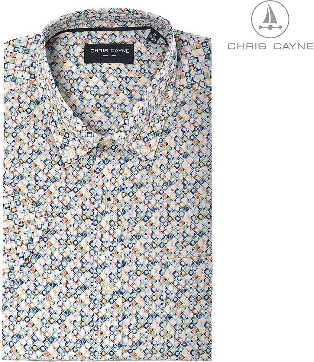 Chris Cayne Overhemd Meerkleurig Maat XL