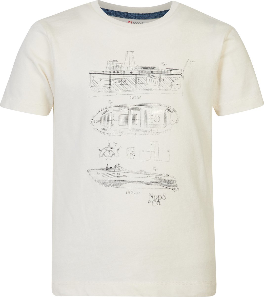 Noppies T-shirt Riverside - Pristine - Maat 116