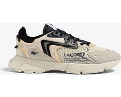 Lacoste L003 Neo Heren Sneakers - Gebroken Wit/Zwart - Maat 43