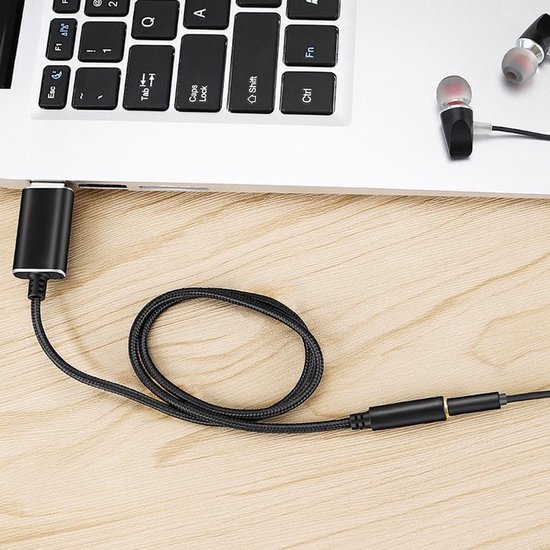 USB à 3,5 mm adaptateur Audio - CTIA - carte son externe - Prise Audio 3,5  MM - - Plug... | bol.com