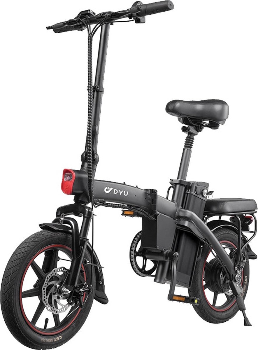 F-Wheel DYU A5 - Elektrische Vouwfiets - E Bike - 14 Inch - 7.5 Ah - 25km/u - Zwart