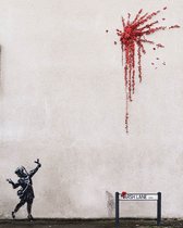 Sling Shot Girl Banksy Art Print 30x40cm | Poster