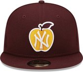New York Yankees Apple Dark Purple 9FIFTY Snapback Cap M/L