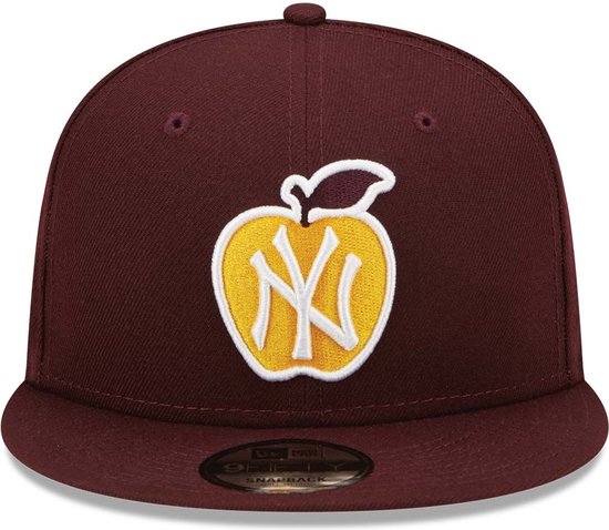 Casquette New York Yankees Apple violet foncé 9FIFTY Snapback M/L