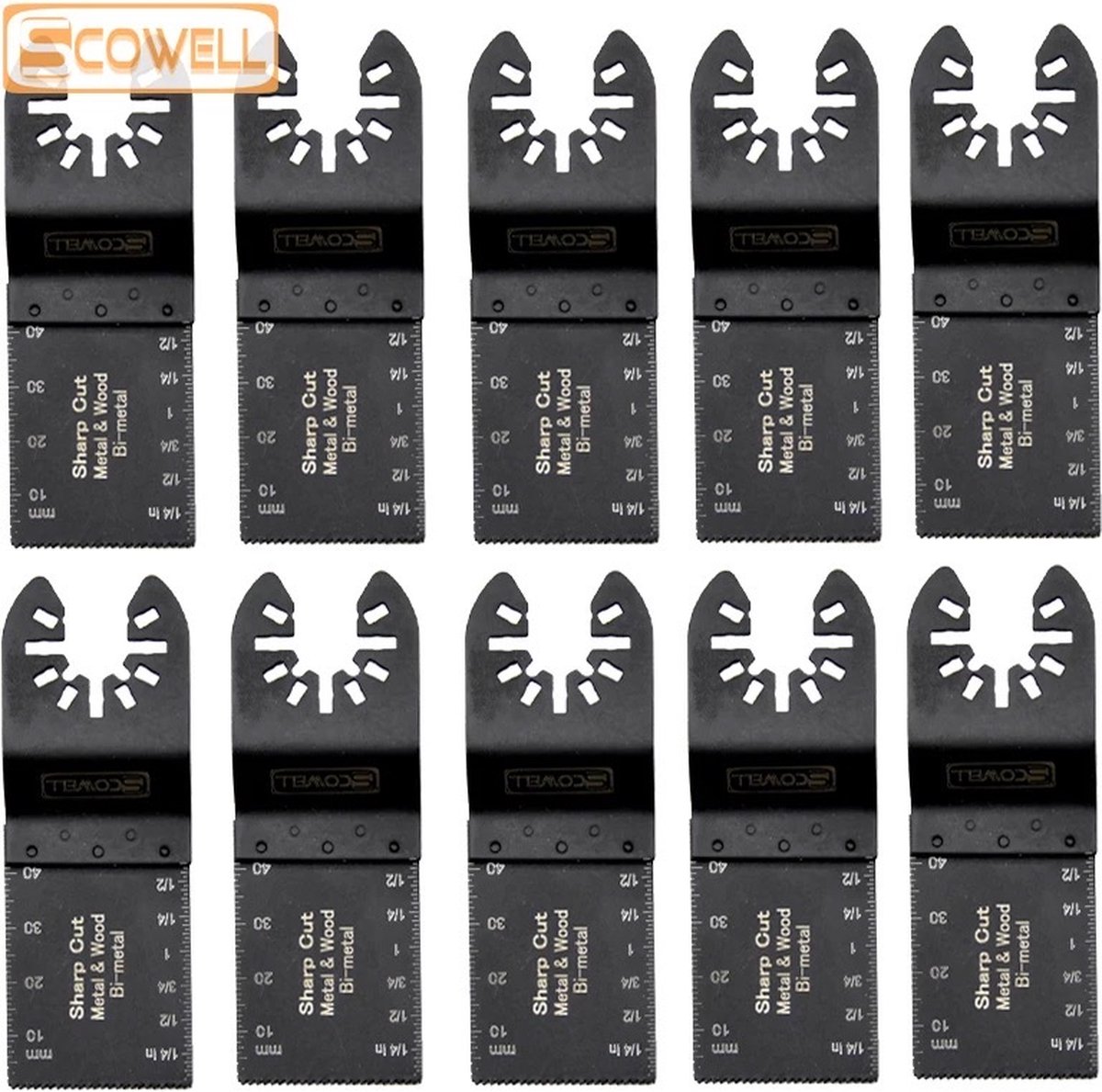 Scowell Multitool BI-metaal zaagbladen