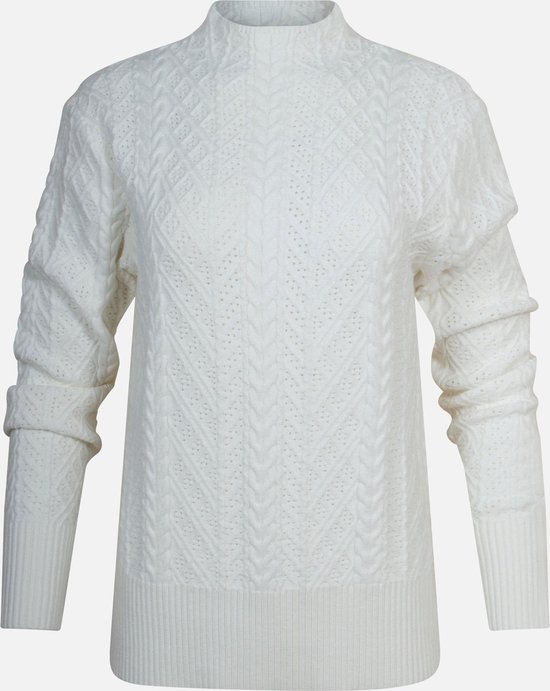 Ines Frill Neck Button Down Multi-way Top in White