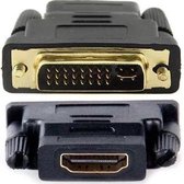Techvavo® DVI 24+5 naar HDMI Adapter - DVI 24+5 Male to HDMI Female Converter - 1080P