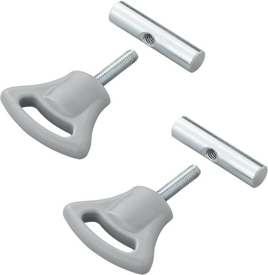 ProPlus Eindstop tentrail - kunststof knop - Ø 8-10 mm - set van 2 van ProPlus — afbeelding 2