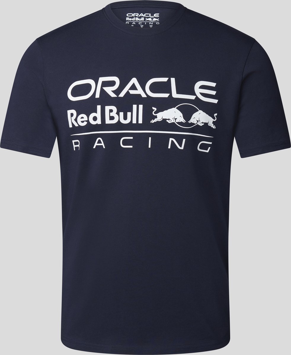Red Bull Racing Logo Shirt Blauw XL - Max Verstappen - Sergio Perez - Oracle