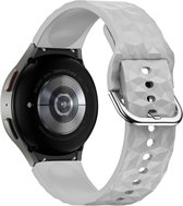 Band Geschikt voor Universele Galaxy Watch Siliconen met Ruiten – Grijs
