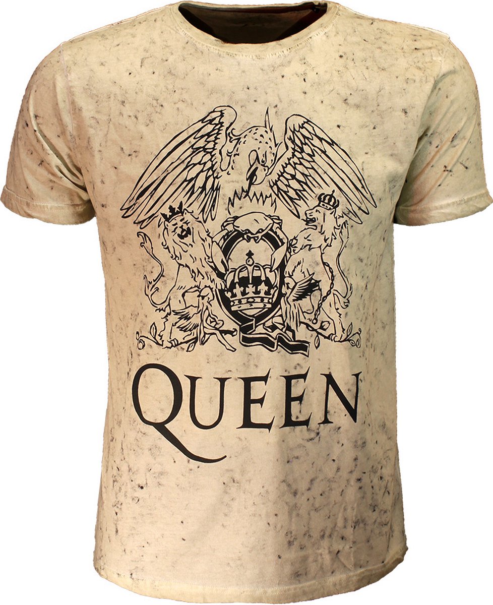 Queen Crest Dip Dye T-Shirt - Officiële Merchandise - S