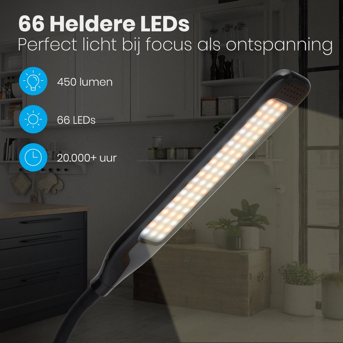 Auronic Staande Lamp - LED Vloerlamp thumbnail 2