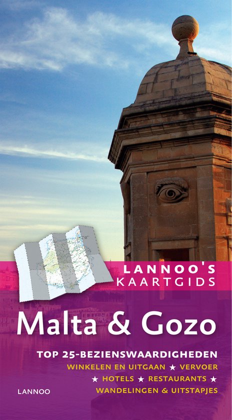 Lannoo's kaartgids - Malta en Gozo - cover