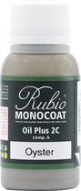Rubio Monocoat Oil Plus 2C - Ecologische Houtolie in 1 Laag voor Binnenshuis - Oyster, 20 ml
