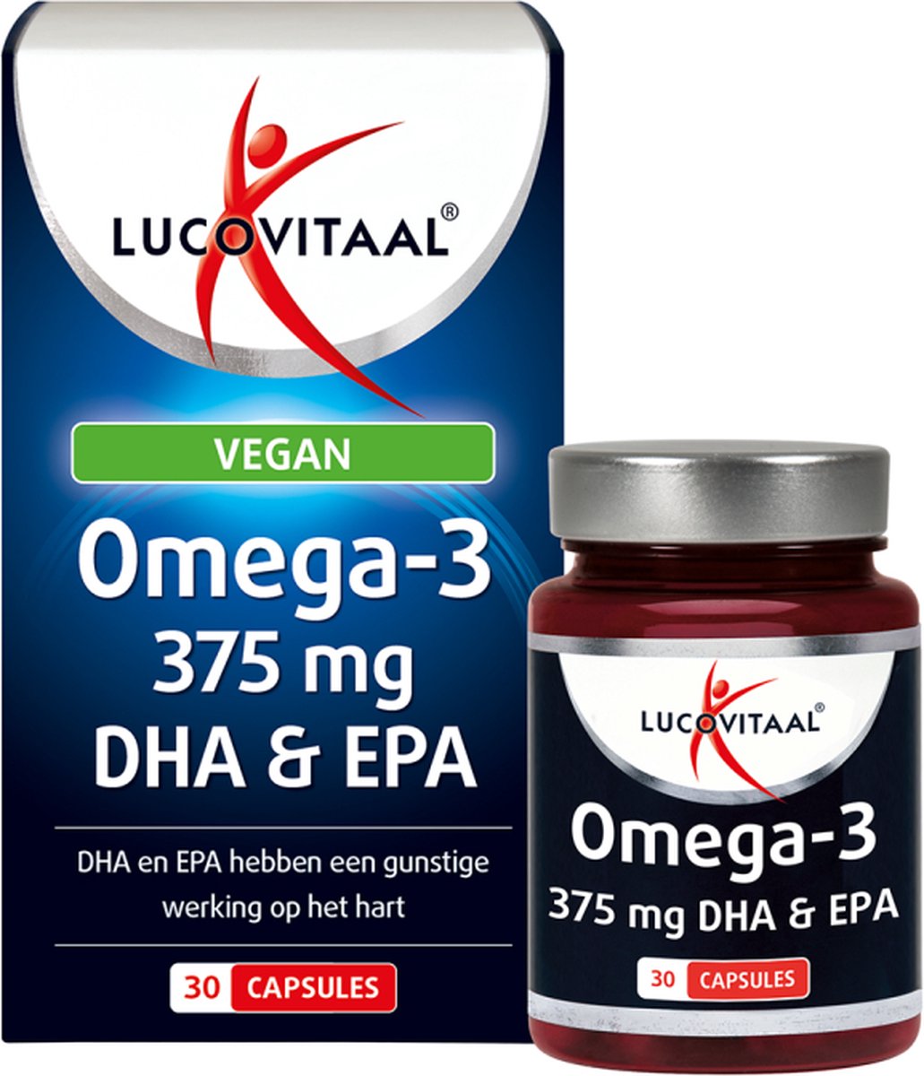 Lucovitaal Omega3 375mg EPA & DHA vegan (30ca)
