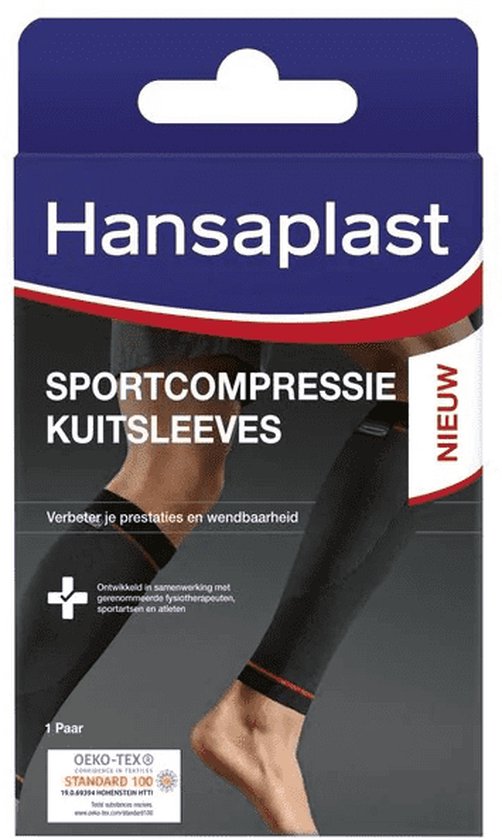 Eenvoud Arab grijnzend Hansaplast Sportcompressie Kuitsleeves - One Size - 1 paar | bol.com