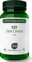 AOV 531 Zink Citraat - 60 vegacaps - Mineralen - Voedingssupplement