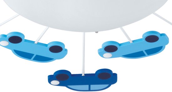 Plafondlamp Prestige Chic | 1 lichts | Blauw, Wit - Verlichting en