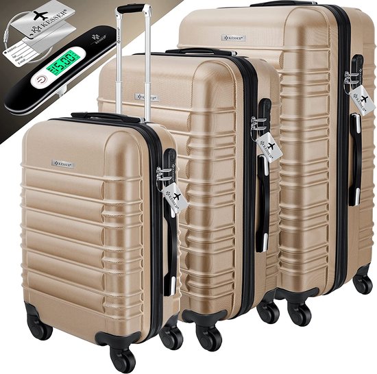 Set de valise Trolley, Bagage à main /léger 4 rouleaux bagage à main valise planche bagage cabine chariot travel valise bagage,