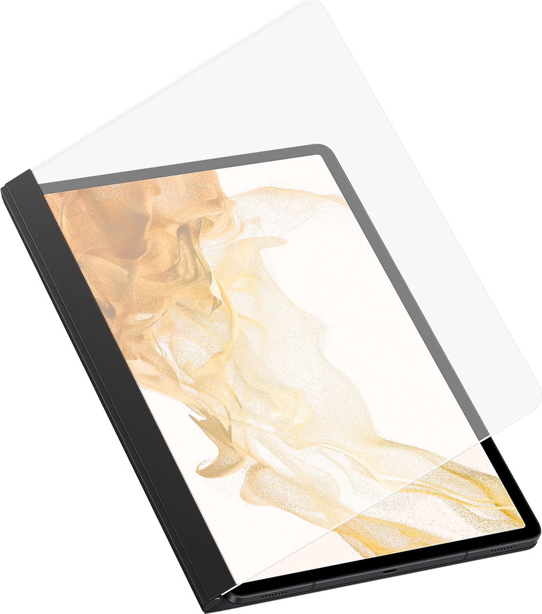 Samsung Book Clear View - Galaxy tab S8+ - Zwart