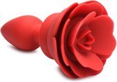 Vibrerende Rose Anaalplug met Afstandsbediening - Medium
