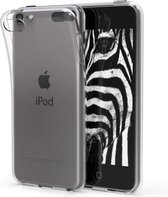 kwmobile Case geschikt voor Apple iPod Touch 6G / 7G (6de en 7de generatie) - Silicone Backcover beschermhoes - Hoesje in transparant