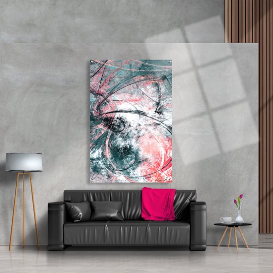 Luxe Plexiglas Schilderij Vortex | 75x100 | Woonkamer | Slaapkamer | Kantoor | Muziek | Design | Art | Modern | ** 5MM DIK**
