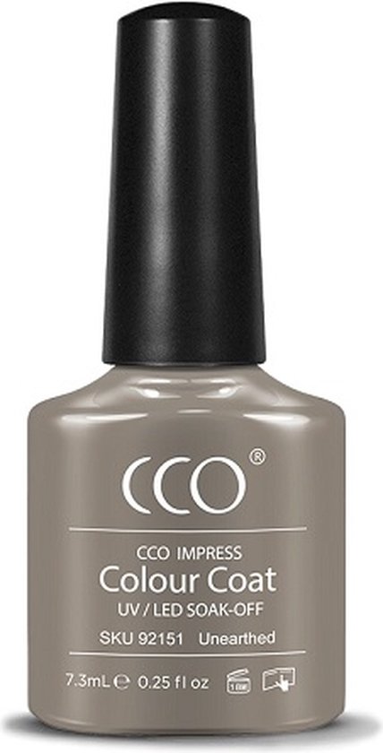 Vegan Shellac CCO Shellac - Gel Nagellak - kleur Unearthed 92151 - BruinGrijsNude ...