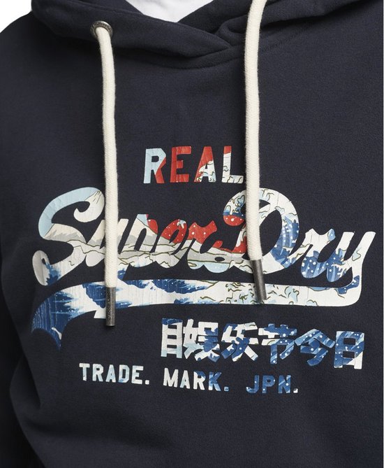 Superdry VINTAGE ATHLETIC - Pullover - washed black/noir