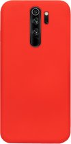 ADEL Siliconen Back Cover Softcase Hoesje Geschikt voor Xiaomi Redmi Note 8 Pro - Rood