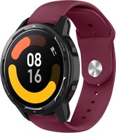 Strap-it Sport smartwatch bandje - geschikt voor Xiaomi Watch S1 / Watch S1 Pro / Watch 2 Pro & S1 Active / Xiaomi Mi Watch / Amazfit Pace / Amazfit Stratos - bordeaux