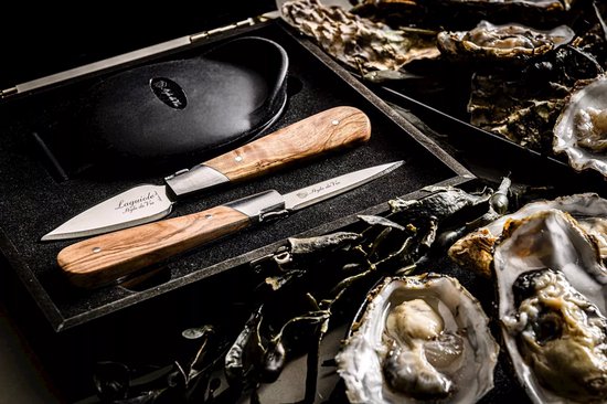 Coffret spécial huîtres Laguiole couteau à huîtres