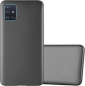 Cadorabo Hoesje geschikt voor Samsung Galaxy A51 4G / M40s in METALLIC GRIJS - Beschermhoes gemaakt van flexibel TPU silicone Case Cover