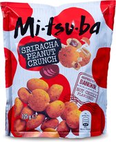 Mitsuba - Sriracha peanut crunch - Borrelmix – Snacks - Box of 6 x 125 gram