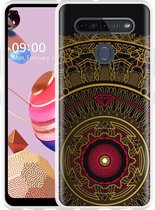 LG K51S Hoesje Mandala Fantasie - Designed by Cazy