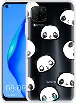 Huawei P40 Lite Hoesje Panda Emotions Designed by Cazy
