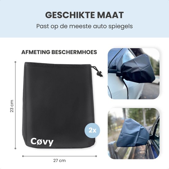 Sneeuwhoes Voor Voorruit - Reflecterend, 260x115 Cm, Waterdicht Oxford, Met Magneten En Opbergtas