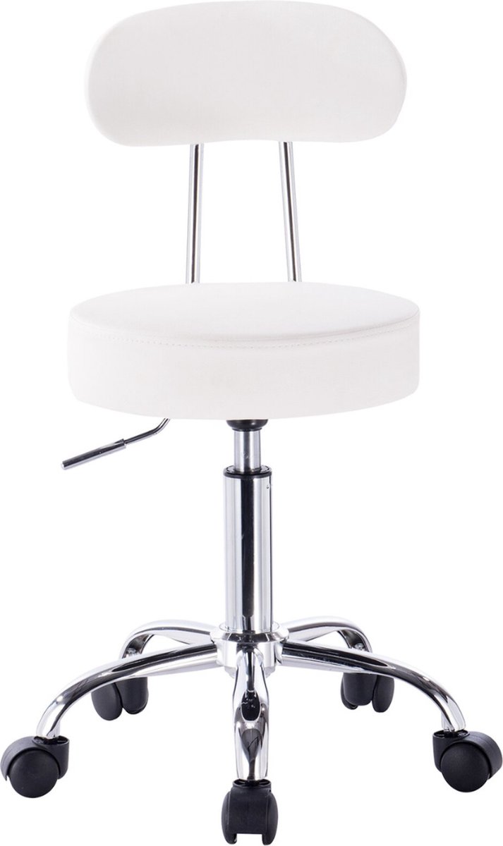 Tabouret Pivotant Selle Inclinable Bleu - Siège Ergonomique Réglable Hauteur 53-73 Cm Charge 180 Kg