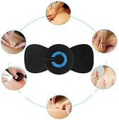 TechU™ Elektrische Nek Massage EMS – Draadloze Spier Ontspanner – 6 Modussen – Zwart