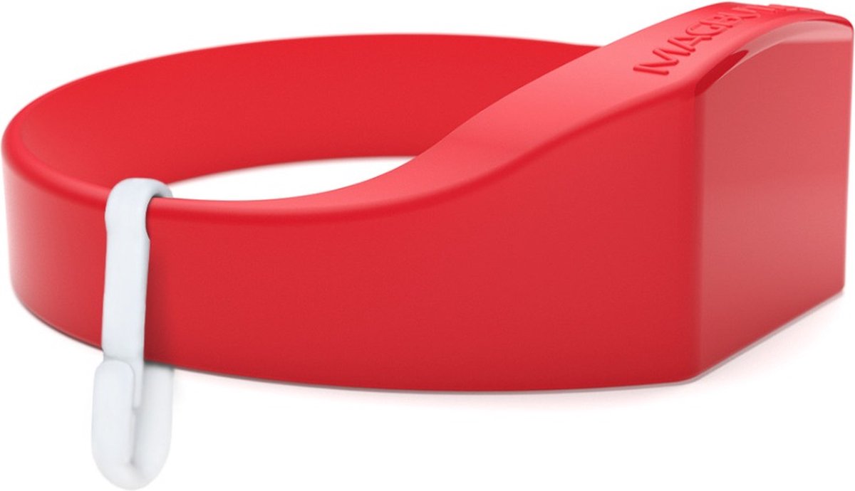 Gymbutler, magnetische fleshouder – Rood – Draagkracht van 2kg – Houder voor sportfles, bidon, waterfles – Flessenhouder met magneet en sleutelclip