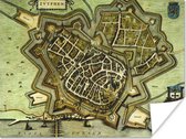 Affiche Carte - Nederland - Histoire - 120x90 cm