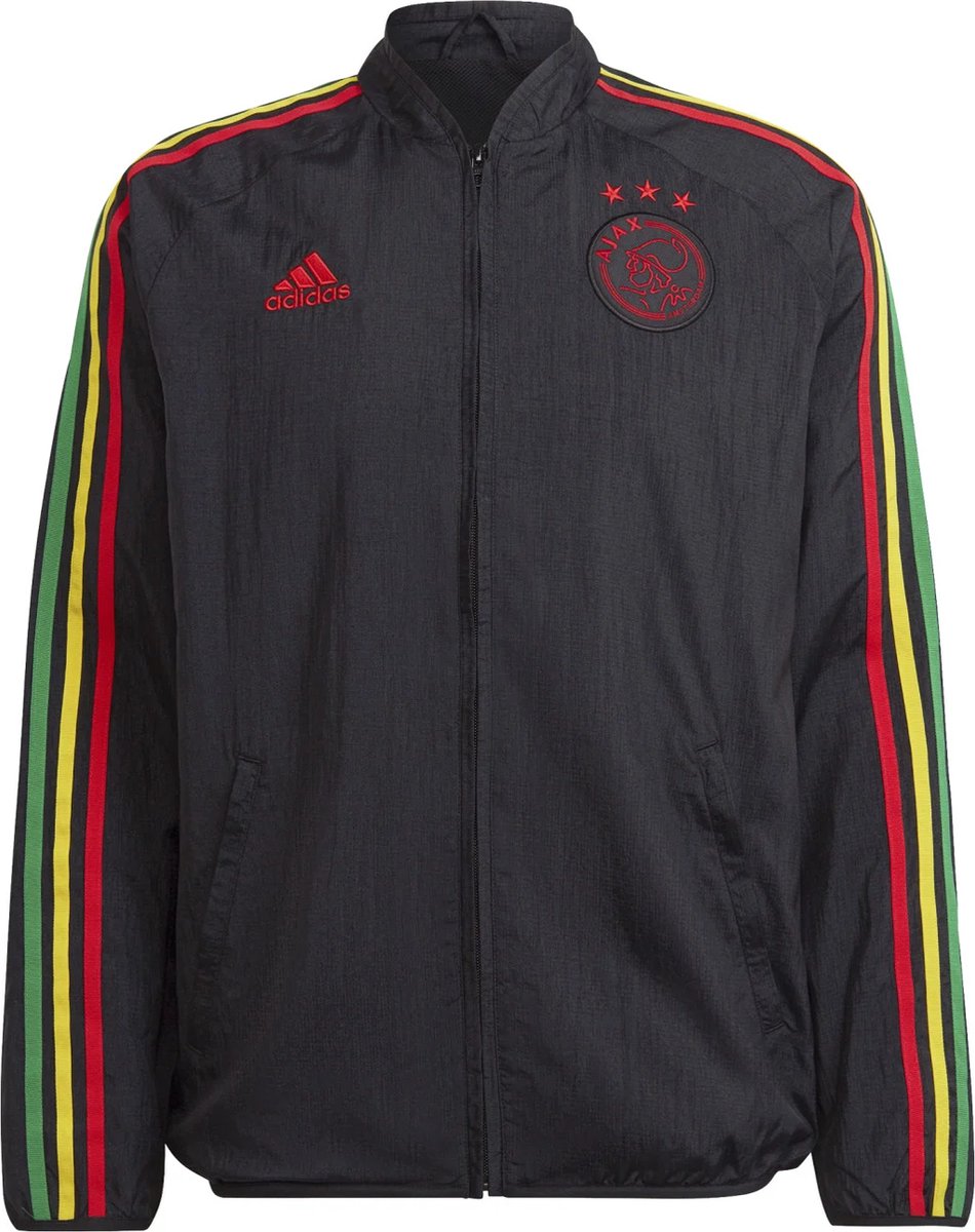 adidas Ajax Bob Marley Icon Woven Trainingsjack 2021-2022 Zwart - Maat S |  bol